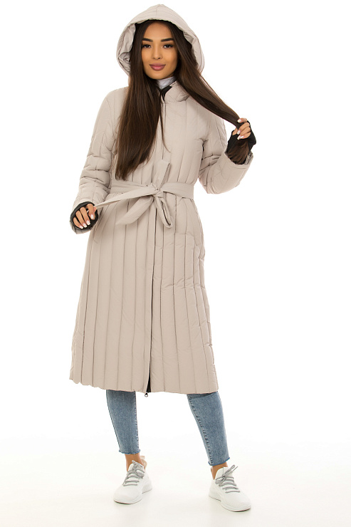 CHEERDUCK/2030 10 БЕЖЕВЫЙ Плащ женский CHEERDUCK цвет Бежевый