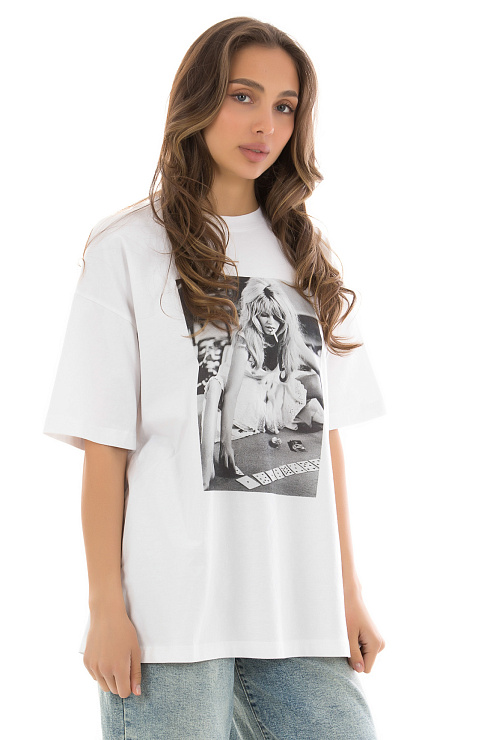 CHEERDUCK/2C19 1829 БЕЛЫЙ Футболка женская CHEERDUCK цвет Белый