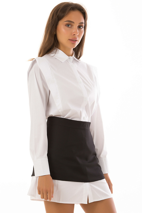 CHEERDUCK/MUD 8087 ЧЕРНО-БЕЛЫЙ Костюм женский CHEERDUCK цвет Черный