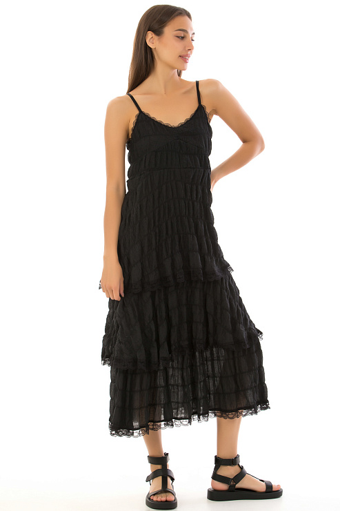 CHEERDUCK/C251 806-3 ЧЕРНЫЙ Сарафан  CHEERDUCK цвет Черный