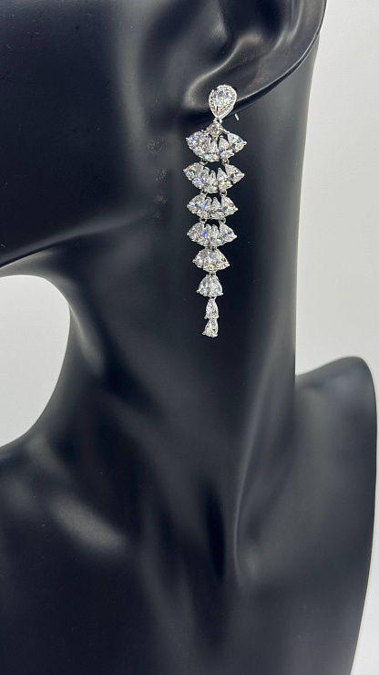 Серьги BELLABOA цвет Серебристый