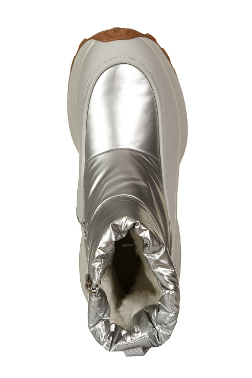 Дутики SERGIO MANCHOT цвет Серебристый