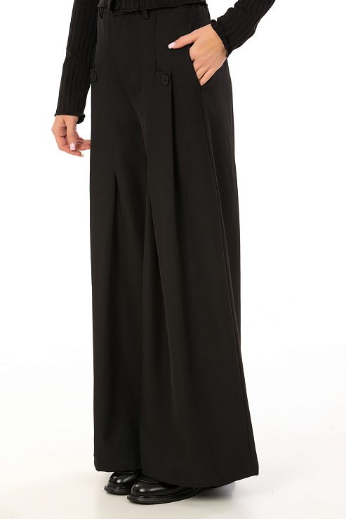 CHEERDUCK/NEW 0897 ЧЕРНЫЙ Брюки женские классические  CHEERDUCK цвет Черный