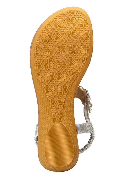 Вьетнамки SERGIO MANCHOT цвет Серебристый