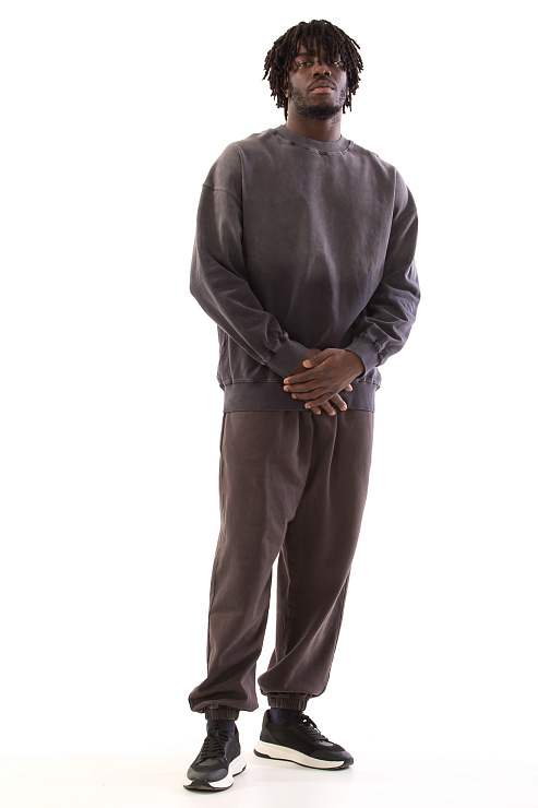 CHEERDUCK/4070 WY113A ЧЕРНЫЙ Свитшот мужской CHEERDUCK цвет Черный