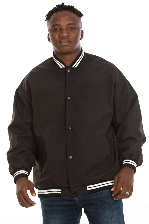 CHEERDUCK/GuaZ 7601 ЧЕРНЫЙ Бомбер мужской CHEERDUCK цвет Черный