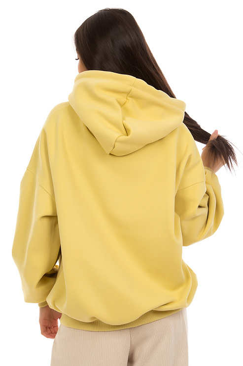 CHEERDUCK/NEW 178-1 ЖЕЛТЫЙ Худи  CHEERDUCK цвет Желтый