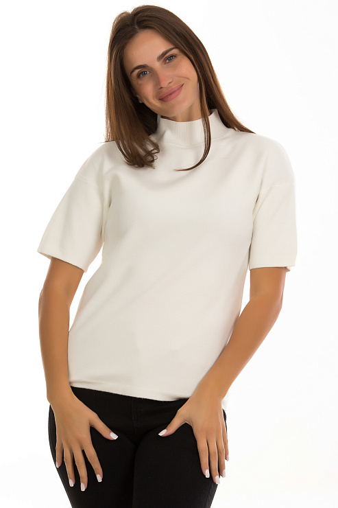 CHEERDUCK/11011 820 БЕЛЫЙ Водолазка женская CHEERDUCK цвет Белый