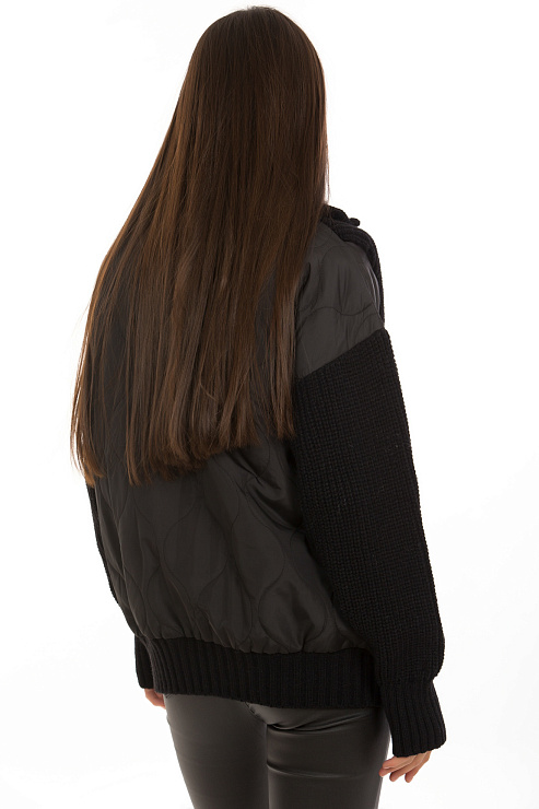 CHEERDUCK/2C19 401 ЧЕРНЫЙ Бомбер женский CHEERDUCK цвет Черный