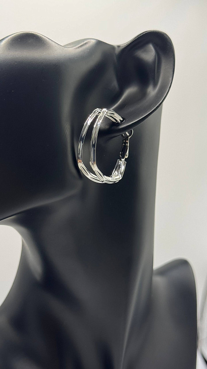 Серьги BELLABOA цвет Серебристый