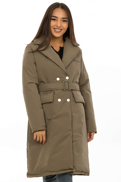 CHEER&DUCK/2030 1367 ХАКИ Плащ женский CHEERDUCK цвет Хаки