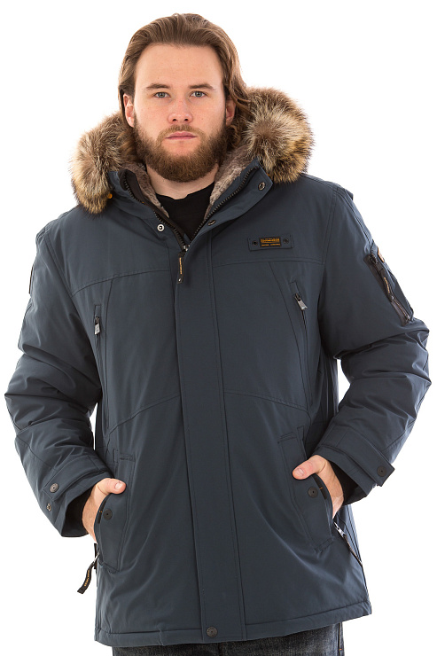 SHarK Force 7251108 СИНИЙ Пуховик мужской SHARK FORCE цвет Синий