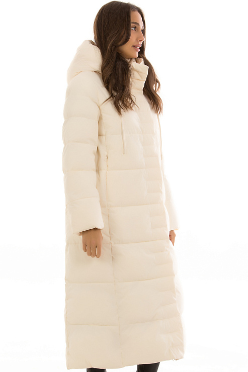 TOWMY 3229 МОЛОЧНЫЙ Пуховик женский TOWMY цвет Молочный