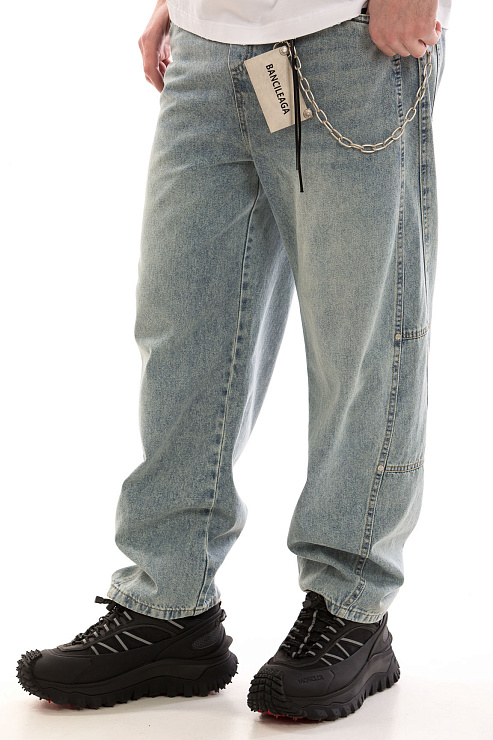 CHEERDUCK/4070 40362 ГОЛУБОЙ Джинсы мужские CHEERDUCK цвет Голубой