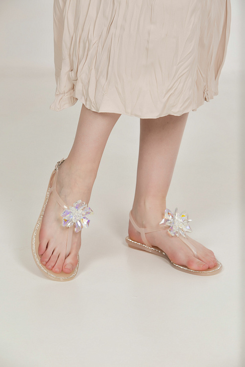 Вьетнамки FOREVER цвет Бежевый