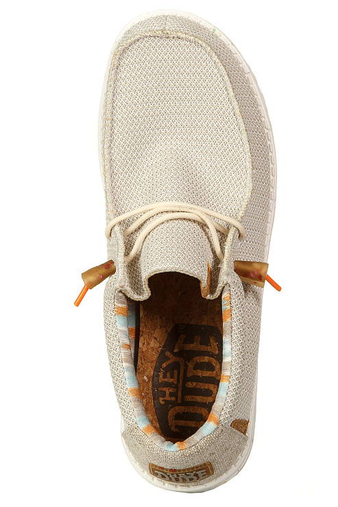 Мокасины HEYDUDE цвет Бежевый