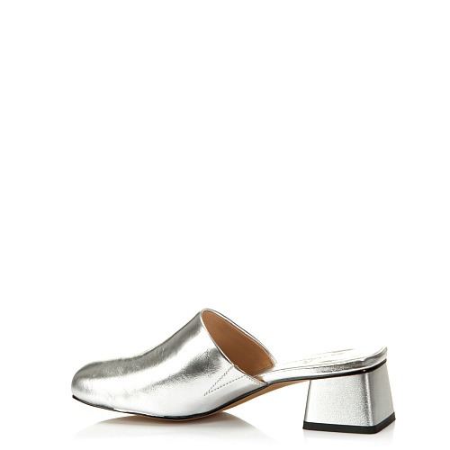 Сабо на каблуке SERGIO MANCHOT цвет Серебристый