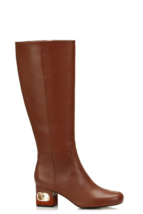 Сапоги на каблуке BELLABOA цвет Коричневый