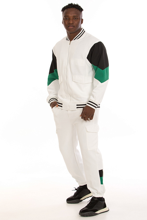 CHEERDUCK/GuaZ D85 БЕЛЫЙ Костюм мужской спортивный CHEERDUCK цвет Белый