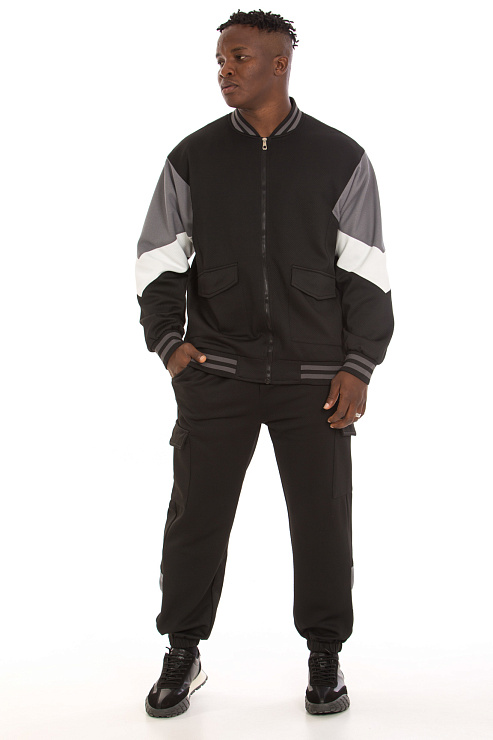 CHEERDUCK/GuaZ D85 ЧЕРНЫЙ Костюм мужской спортивный CHEERDUCK цвет Черный