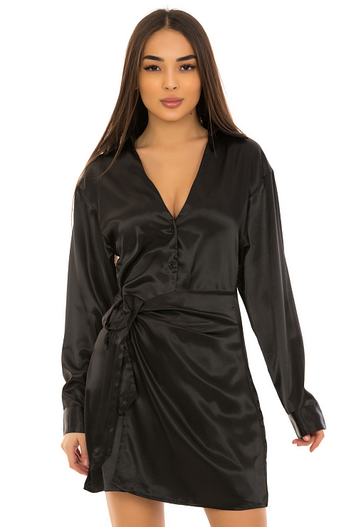 CHEERDUCK/2C19 9667 ЧЕРНЫЙ Платье  CHEERDUCK цвет Черный