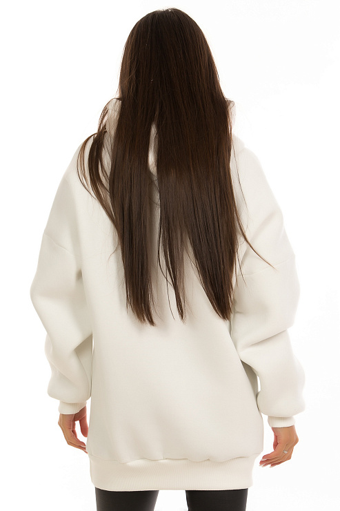 CHEERDUCK/FIR 5253 БЕЛЫЙ Худи женское CHEERDUCK цвет Белый