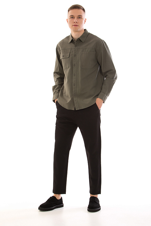 CHEERDUCK/4070 8092 ЗЕЛЕНЫЙ Рубашка мужская CHEERDUCK цвет Зеленый