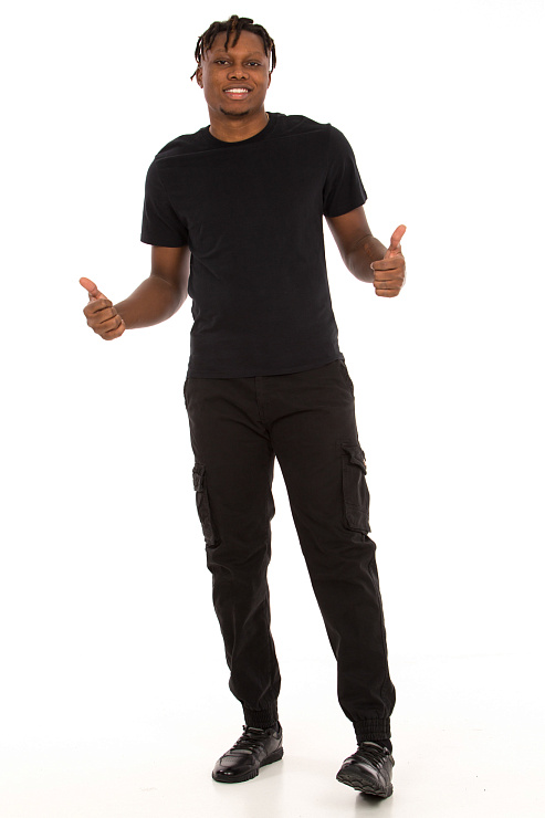 CHEER&DUCK/4066 1865 ЧЕРН. Брюки мужские спортивные CHEERDUCK цвет Черный