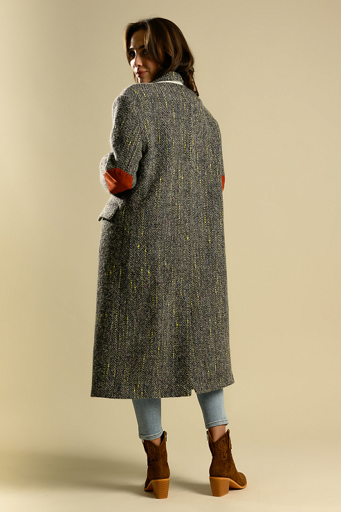 BELLABOA 111-69 СЕРЫЙ Пальто женское BELLABOA цвет Серый