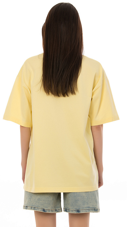 CHEERDUCK/1B10 639 ЖЕЛТЫЙ Футболка женская CHEERDUCK цвет Желтый