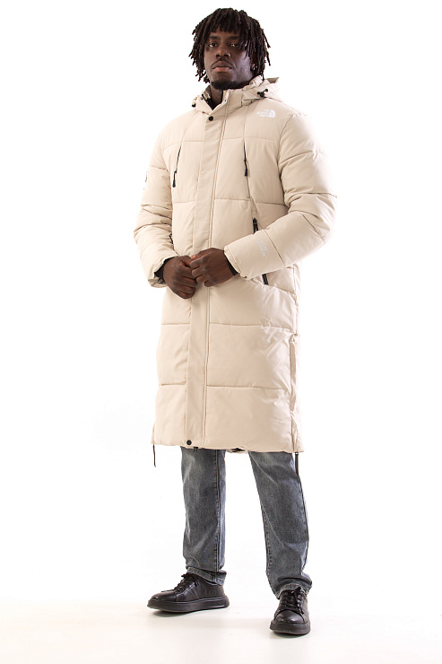 CHEERDUCK/5057 8016 БЕЖЕВЫЙ Пуховик мужской CHEERDUCK цвет Бежевый