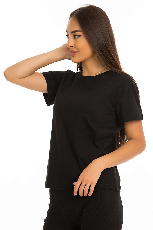 CHEERDUCK/FA 0014 ЧЕРНЫЙ Футболка женская CHEERDUCK цвет Черный