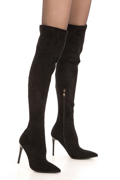 Ботфорты на каблуке SERGIO MANCHOT цвет Черный