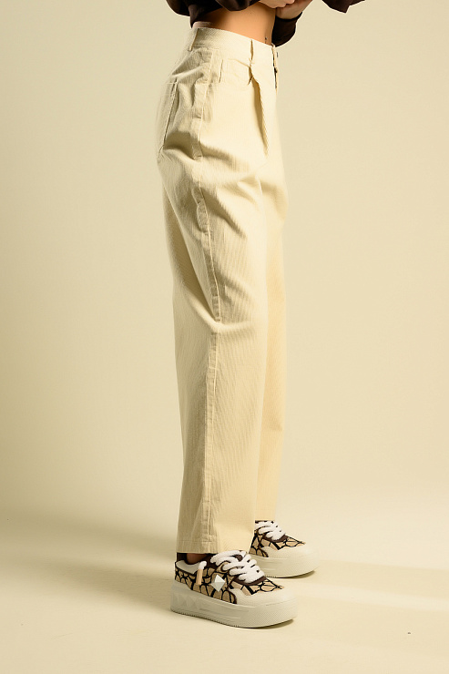 BELLABOA 122 BEIGE Брюки женские BELLABOA цвет Бежевый