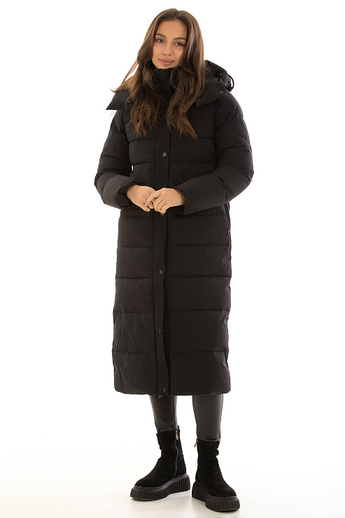 TOWMY 2332 ЧЕРНЫЙ Пуховик женский TOWMY цвет Черный