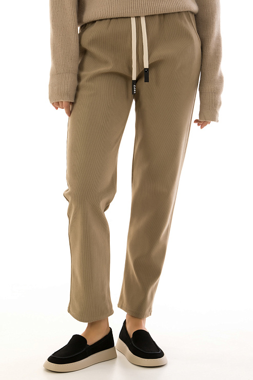 CHEERDUCK/FAH BS-99 БЕЖЕВЫЙ Брюки женские CHEERDUCK цвет Бежевый