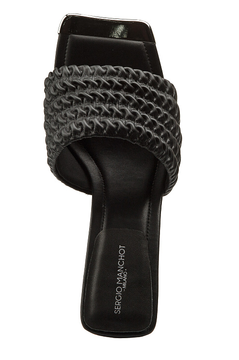 Сабо на каблуке SERGIO MANCHOT цвет Черный