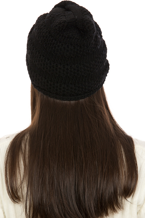 BALDININI L2B002MSCA0000 BLACK Шапка женская BALDININI цвет Черный