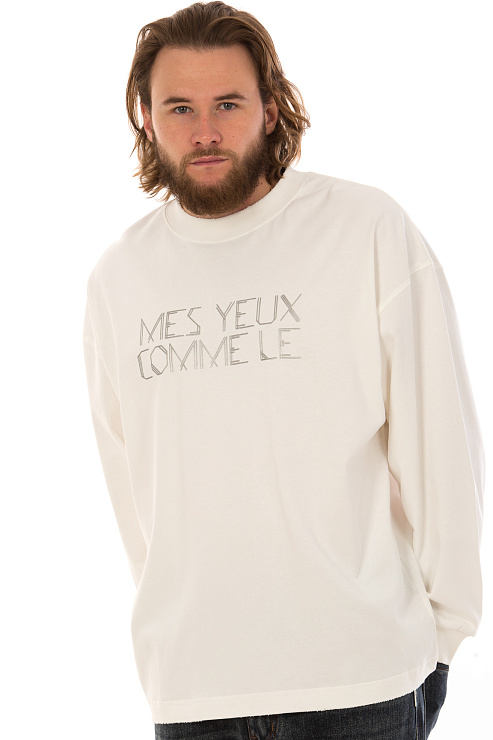 CHEERDUCK/4070 1197 БЕЛЫЙ Свитшот мужской CHEERDUCK цвет Белый