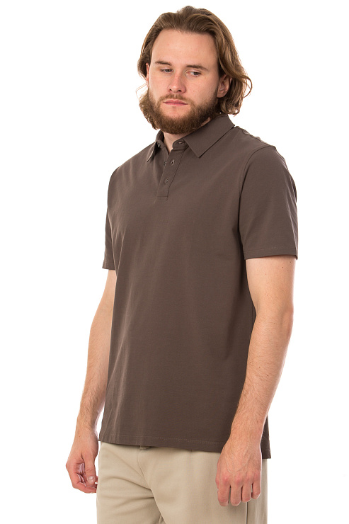 Поло CHEERDUCK цвет Коричневый