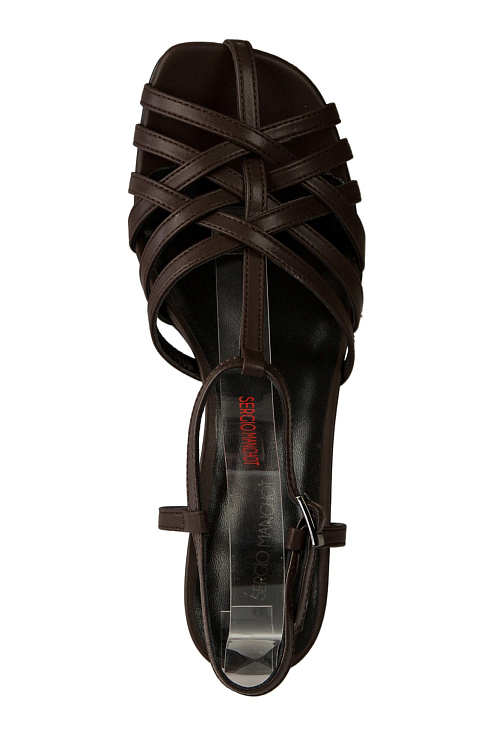 Босоножки на каблуке SERGIO MANCHOT цвет Коричневый