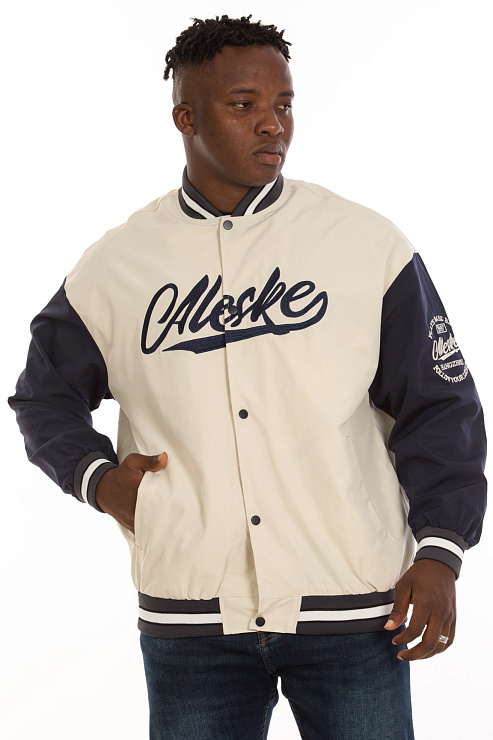 CHEERDUCK/GuaZ 2268-1 БЕЖЕВЫЙ Бомбер мужской CHEERDUCK цвет Бежевый