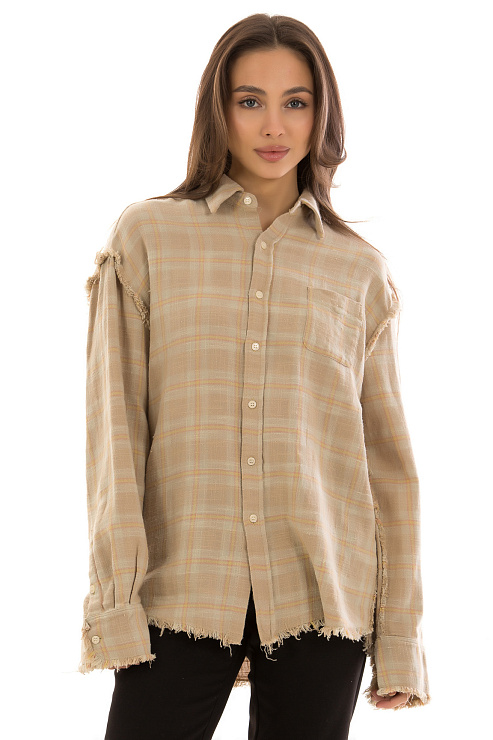 BELLABOA 200-81 БЕЖЕВЫЙ Рубашка женская BELLABOA цвет Бежевый