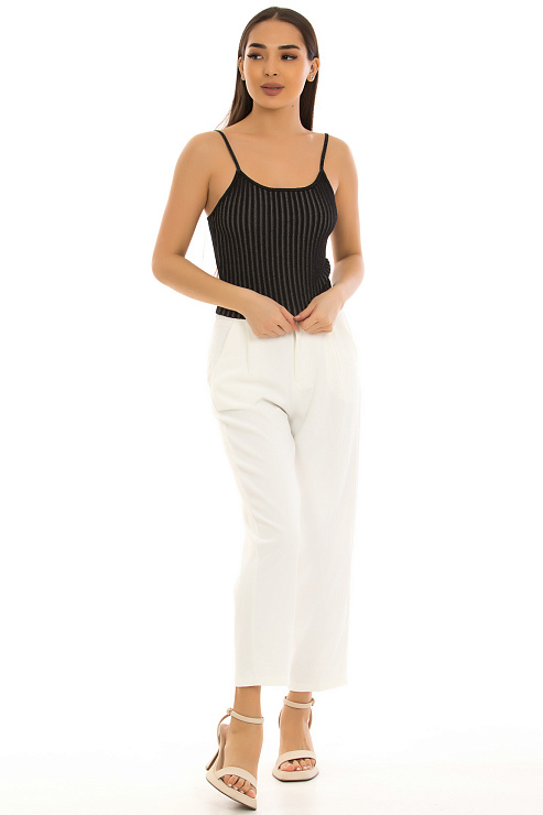 CHEERDUCK/2C19 22728 ЧЕРНЫЙ Топ женский CHEERDUCK цвет Черный