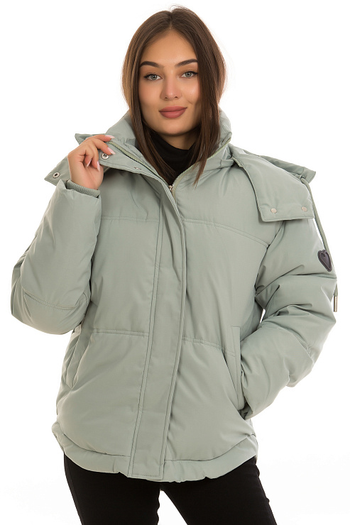 CHEERDUCK/2030 8309 МЯТНЫЙ Пуховик женский CHEERDUCK цвет Мятный