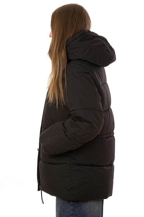 CHEERDUCK/2025 8561 ЧЕРНЫЙ Куртка женская CHEERDUCK цвет Черный