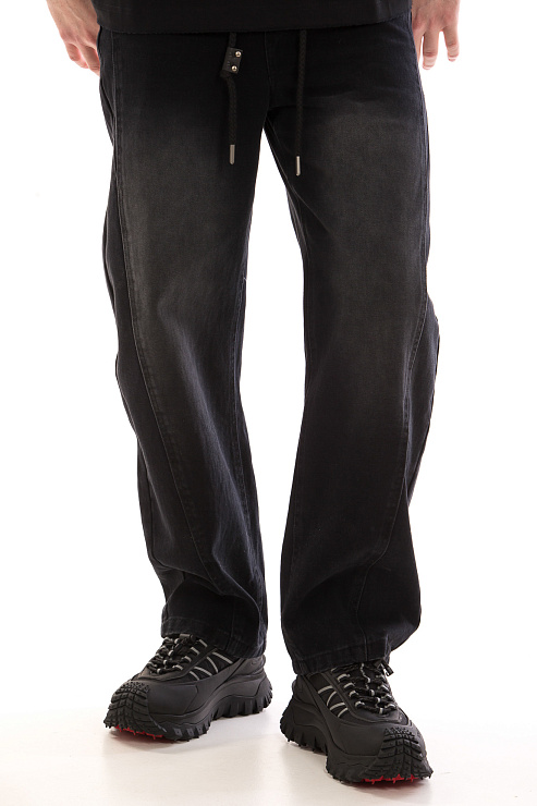 CHEERDUCK/4070 40311-1 ЧЕРНЫЙ Джинсы мужские CHEERDUCK цвет Черный