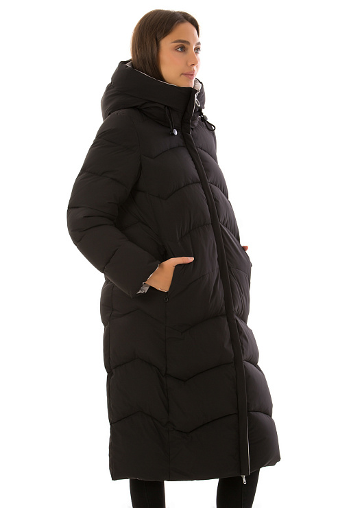 TOWMY 3226 ЧЕРНЫЙ Пуховик женский TOWMY цвет Черный