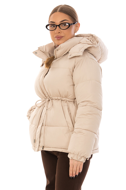 CHEERDUCK/2025 K6822 БЕЖЕВЫЙ Куртка д/с CHEERDUCK цвет Бежевый