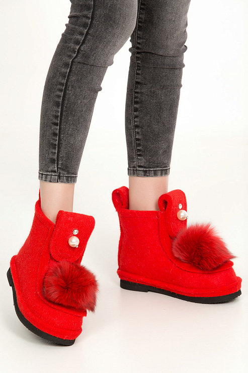 Валенки SUMMERGIRL цвет Красный